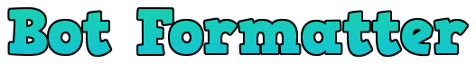 Bot Formatter Logo